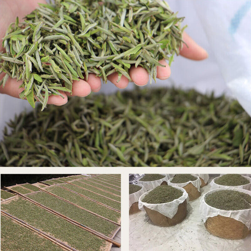 HelloYoung 150g Health Care Tea Chinese White Tea Pekoe Silver Needle Small Tea Cakes