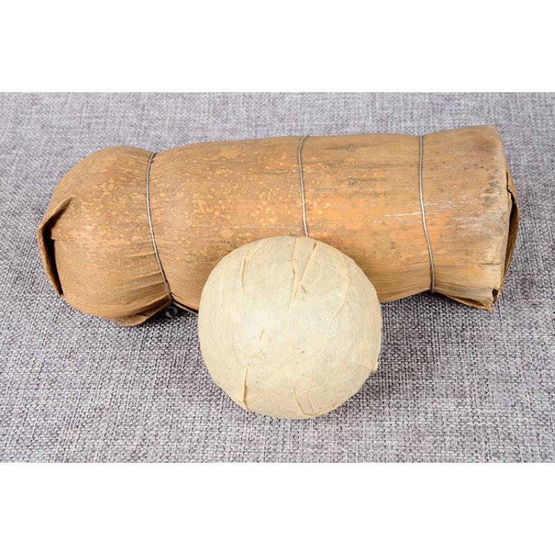 Yunnan Pu'er Tea Bamboo Shoot Shell Pu'er Tea Tuo Organic Green Tea  100*5pcs