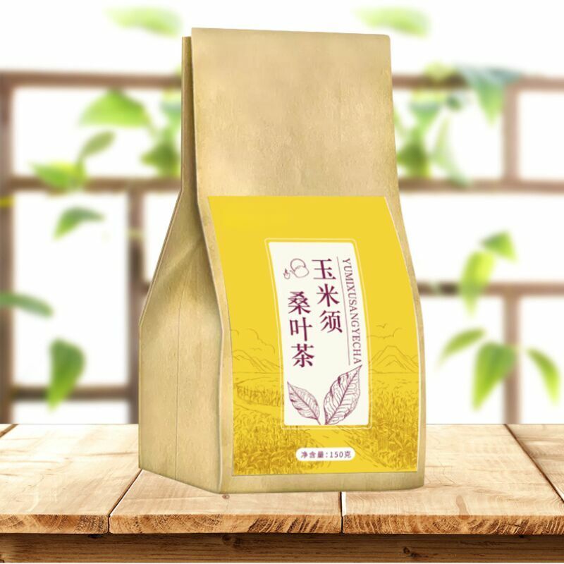 HelloYoung 100% Natural Mulberry Leaf Corn Stigma Tea150g / 30 Bags Chinese Herbal Tea