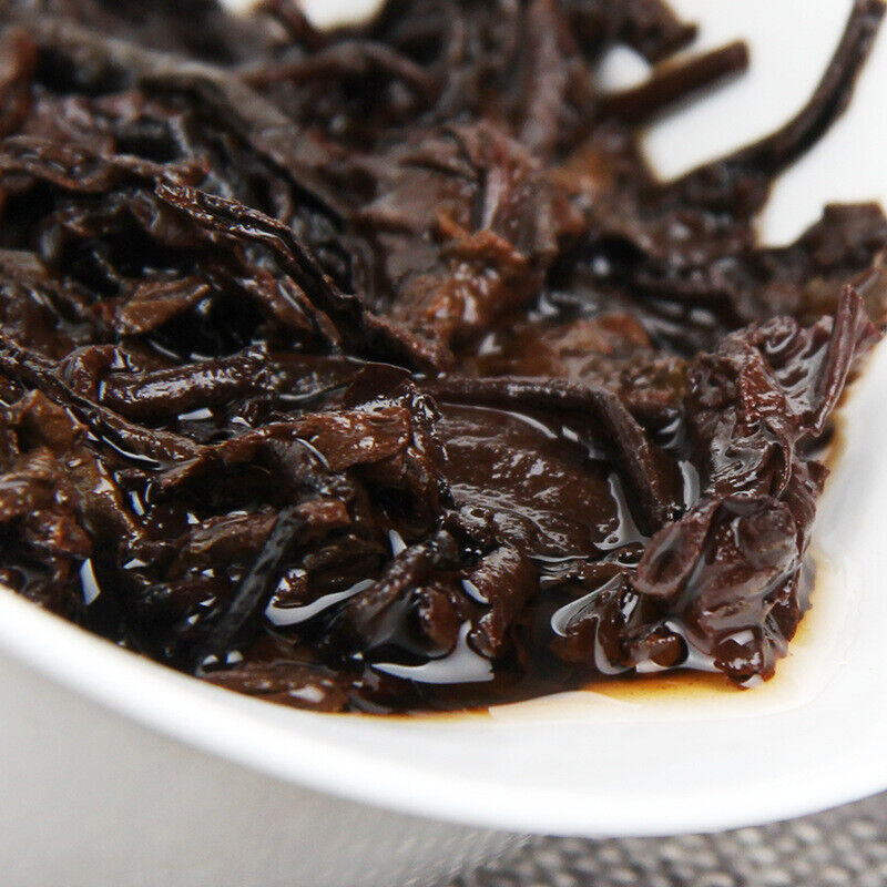 357g/12.59oz Black Tea Golden Bud Ripe Tea Premium Big Leaf Pu'er Tea Cake