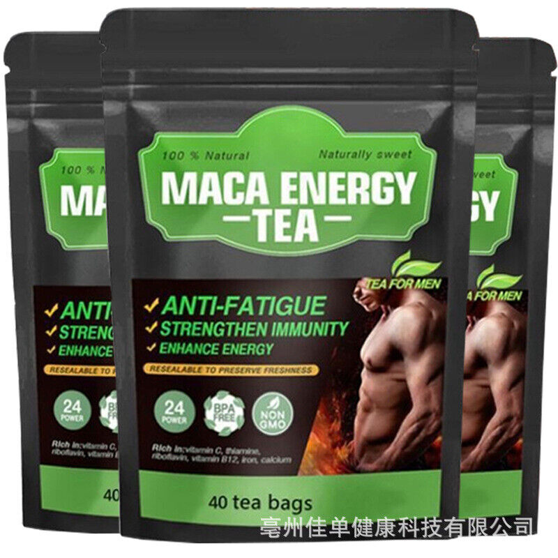 Maca Energy Man Tea Strenth Herbal Enhance Healthy Drink Herbal Tea Bags