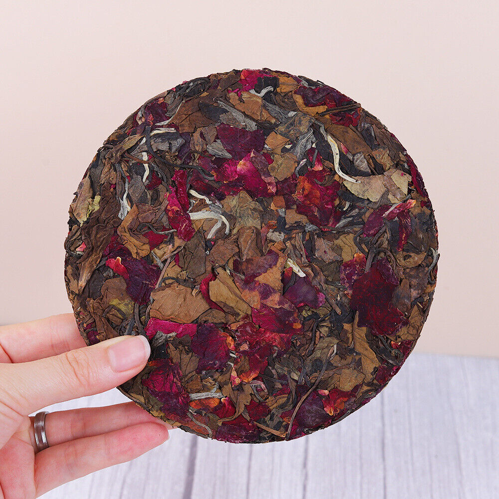 HelloYoung Yunnan Rose White Tea Cake Spring Tea Heavy Petal Rose Season Tea Rose Tea 100g
