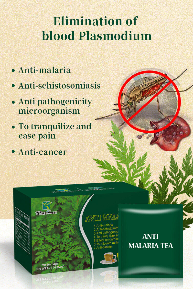 Anti Malaria Tea Herbal Natural Teabags 50g