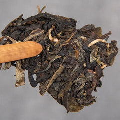 Aged Raw Tea Yunnan Nannuoshan Arbor Qizi Round Tea Cake 357g