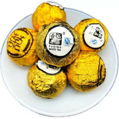 HelloYoung Organic Ball-shaped White Tea Fuding Wild Old Tree Shoumei White Tea 500g