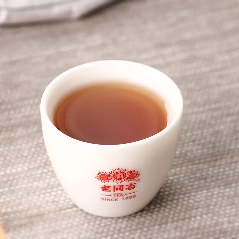 500g Famous Lao Tong Zhi Brand Deep Mountain Old Tree Menghai Pu'er Ripe Tea