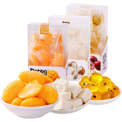 110g Q-Ball Chewy Fruit Gummies Dobby Mango Coconut Juice Soft Candy
