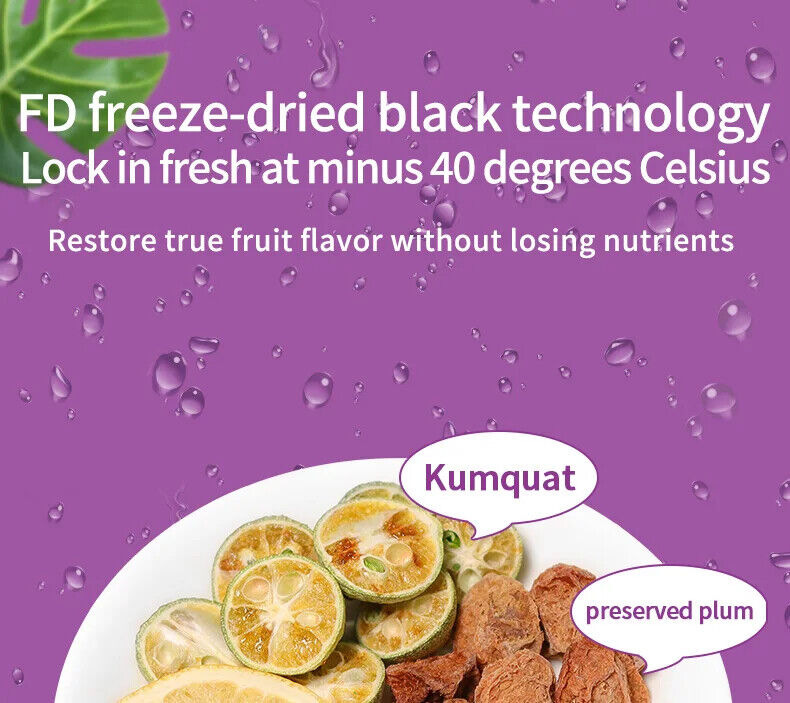 Preserved Plum Kumquat Lemon Tea Healthy Herb Tea Bag 75g/5 Bags