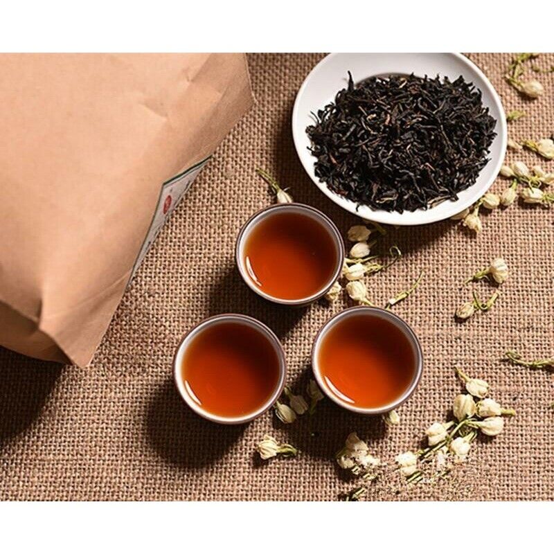 Dianhong Tee Schwarzer Tee  Black Tea 400g Smoked Jasmine Black Tea In Bulk