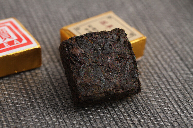 Menghai Puerh Ripe Tea Small Square Brick,Catalpa Puerh Tuo Tea 500g