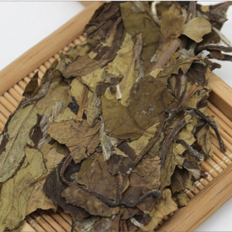 HelloYoung Organic Floral Fragrance Tea 300g Fuding White Tea Cake Shoumei Green Tea