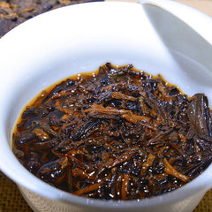 Banzhang Ripe Tea 250g Pu'er Tea Ripe Tea Brick Tea Pu'er Ripe Tea Brick