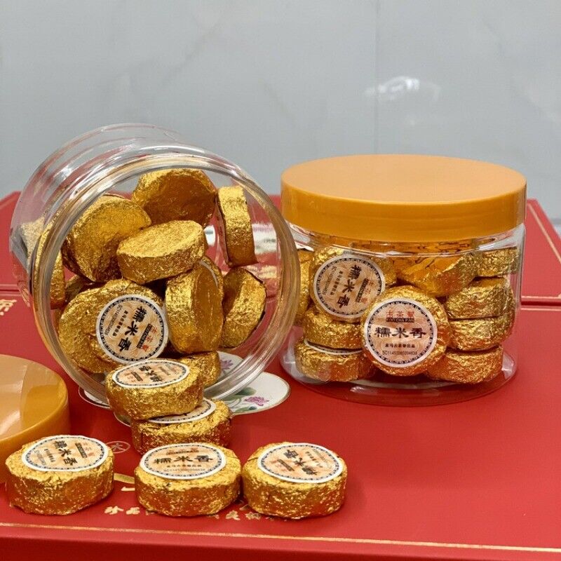 Glutinous Rice Fragrance Puerh Tea Small Tuo Tea Ripe Tea Bulk Tin 500g