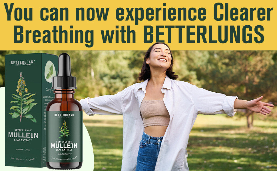 Mullein Leaf Extract Drops Health Care All-natural Ingredients