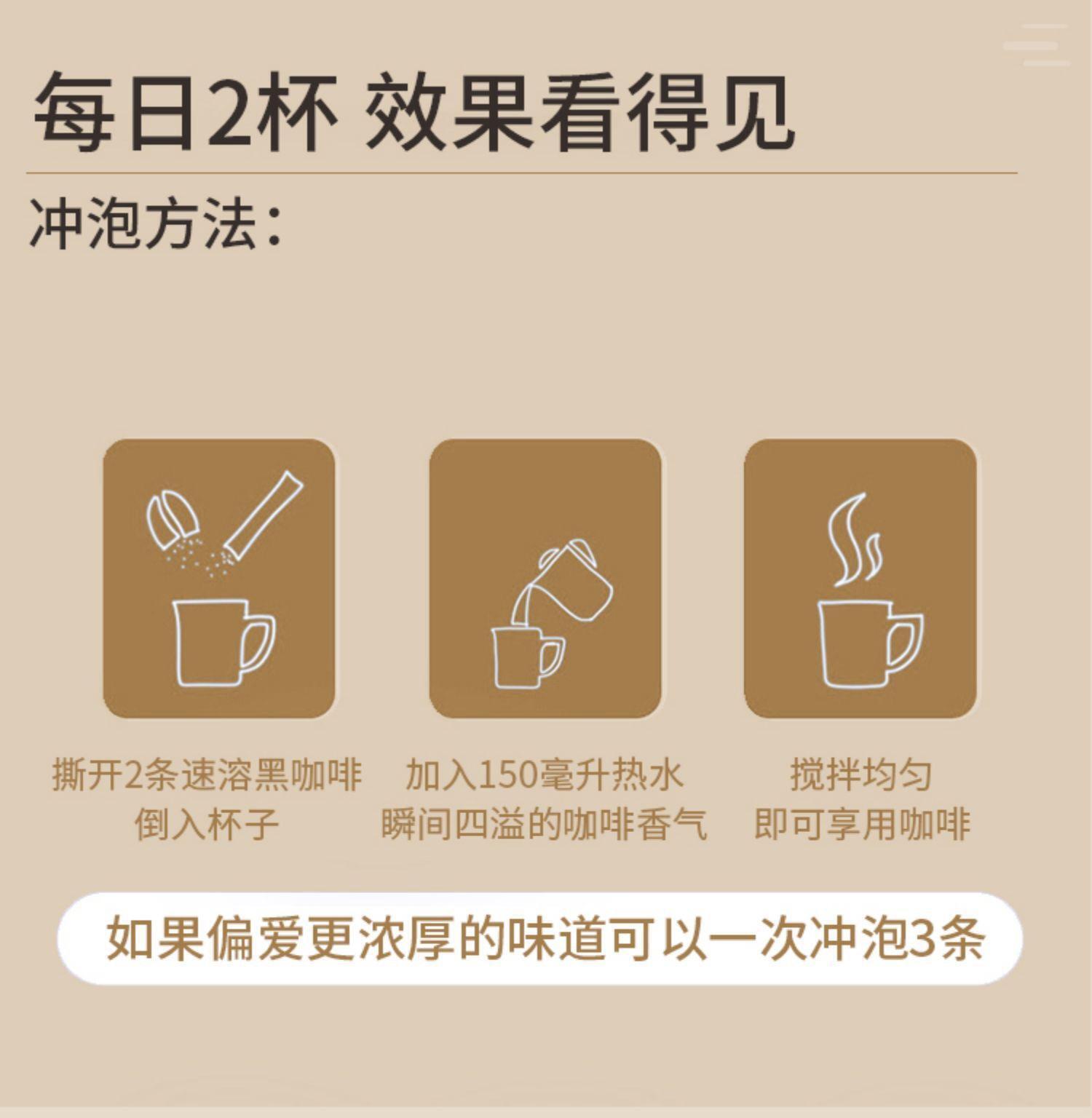 HelloYoung Jet Lean Black Coffee Solid Drink Instant Coffee Satiety Meal Replacement 40g