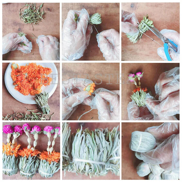 Fresh Loose Tea Natural Marigold Blooming Tea Flowering Tea Balls 20pcs