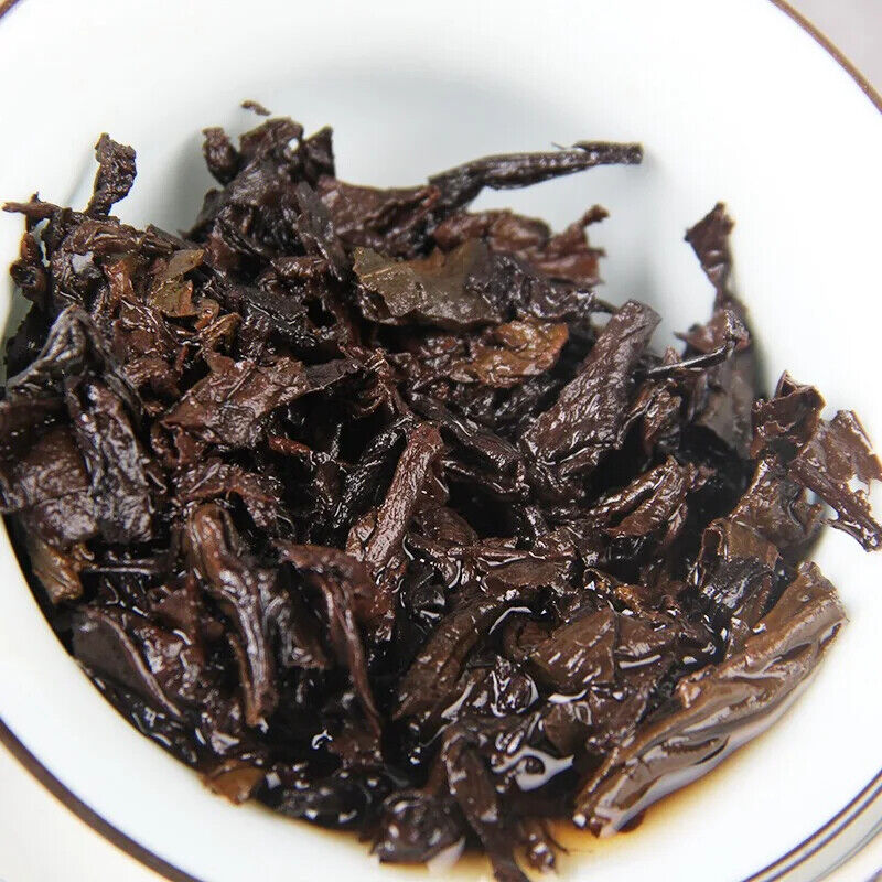 Yunnan Jinmai Pu Erh Tea Cake Aged Ripe Fermented Puer Tea Qi Zi Bing Cha 357g