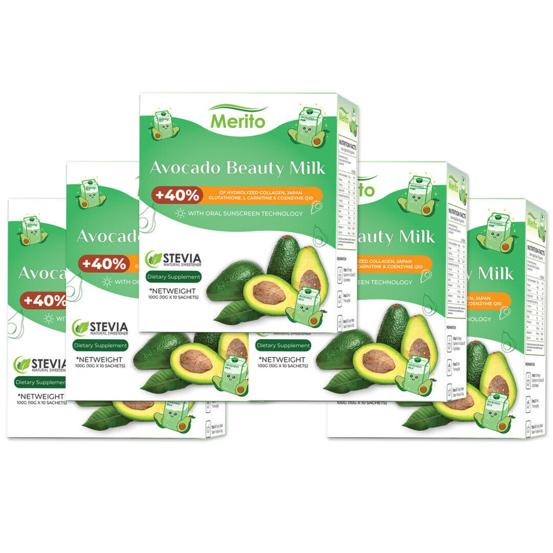 Reine Avocado Milch Grüner Saft Pulver Instant Solid Drink 10 g*10 Beutel
