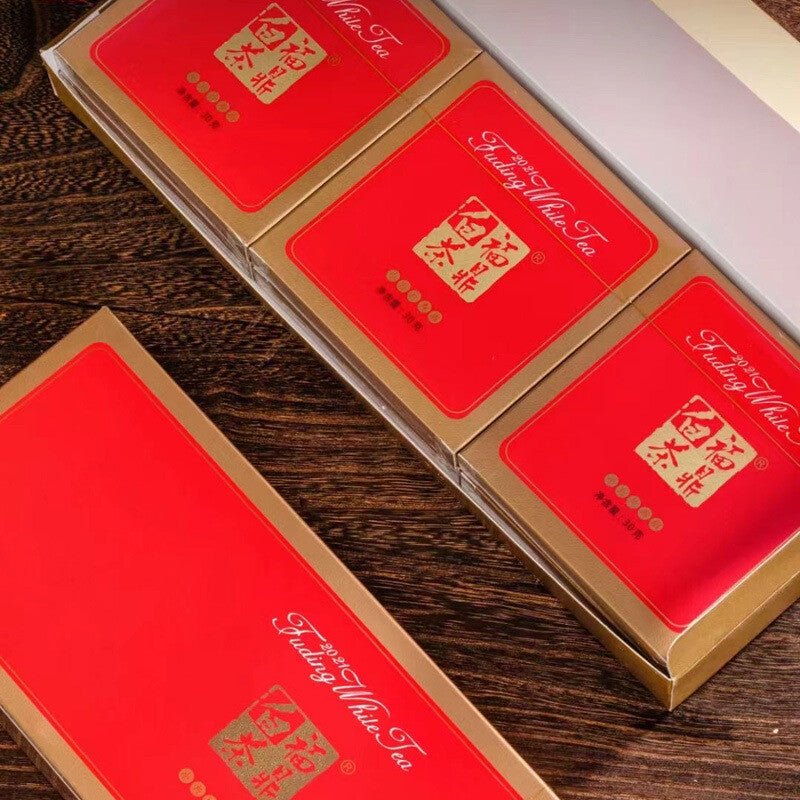 Fuding White Tea Small Square 2018 Shou Mei Old White Tea One 6 Small Boxes