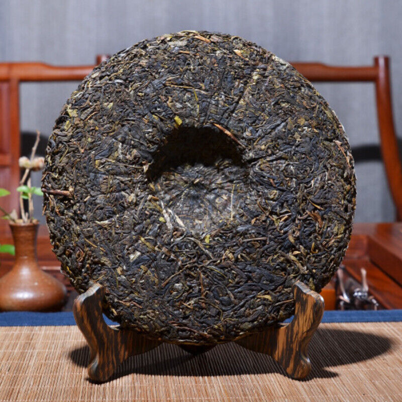 357g Yunnan Pu'er Cha Tea Arbor Golden Needle Tree Tea Cake Tea Old Pu'er