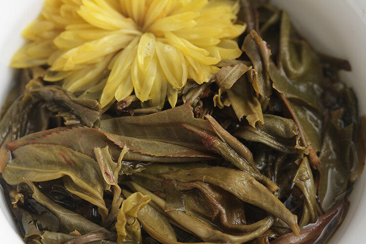 Puer Longzhu 18pcs Raw Tea Rose Jasmine Peony 6 Flavors Combination Flower Tea