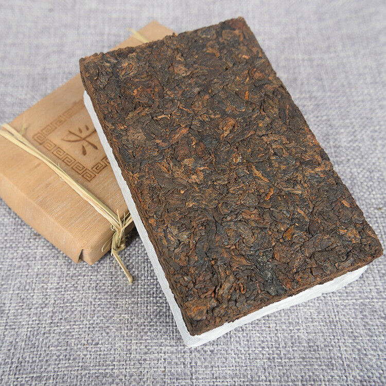 Puerh Tea Old Tea Head Golden Bud Brick Tea 250g Cooked Brick 10 Years
