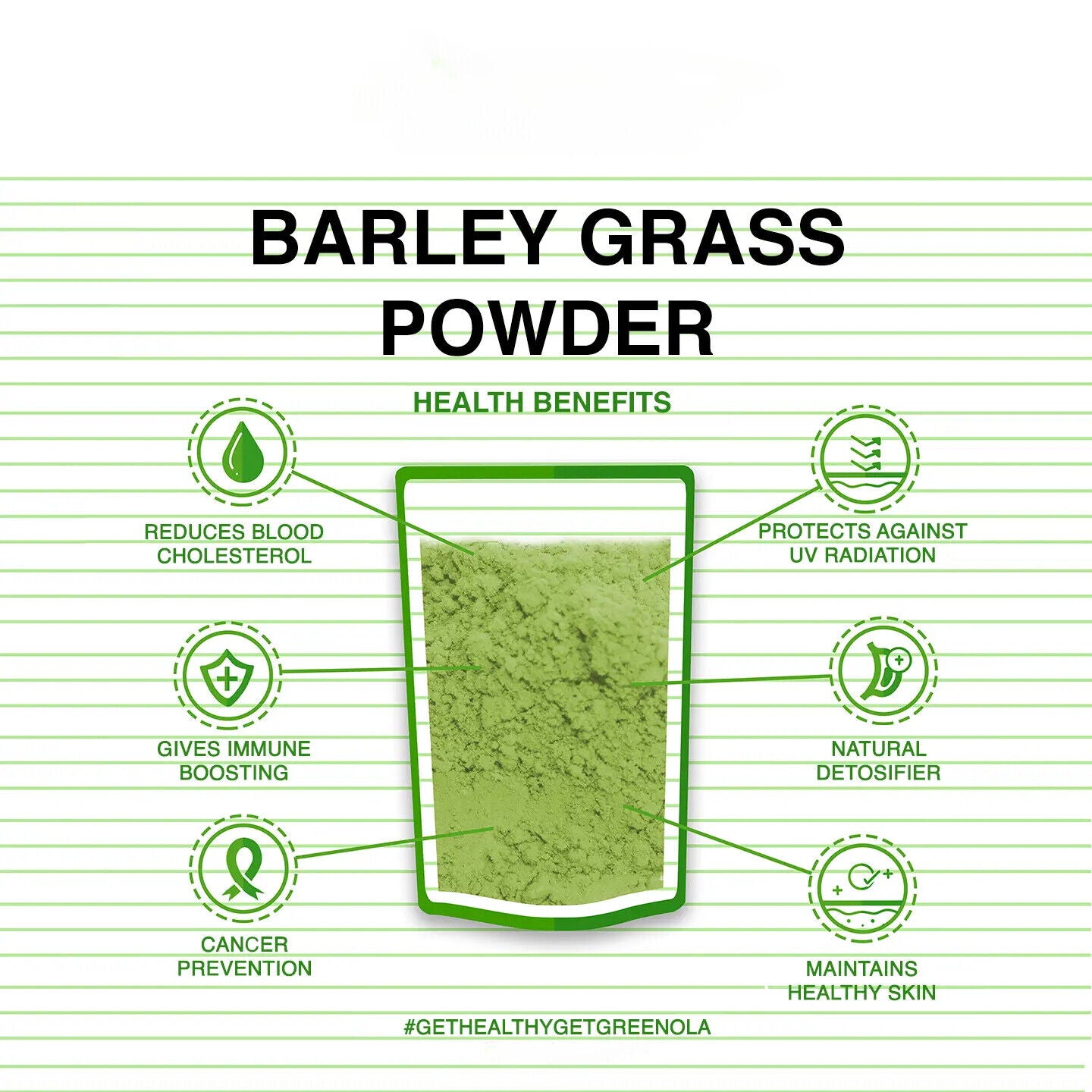 Organic Barleygrass Powder - Barley Grass Detox Green Juice Cleanse Weight Loss