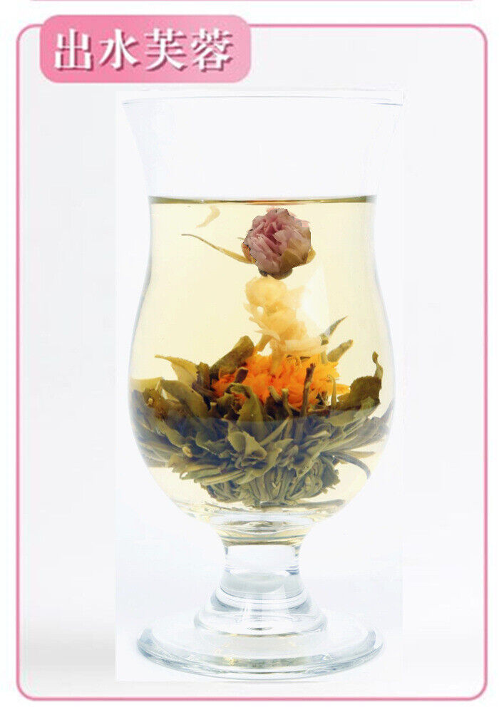 Jasmine Flowering Blooming Tea Ball Blooming Flower Tea Chushuifurong 20pcs