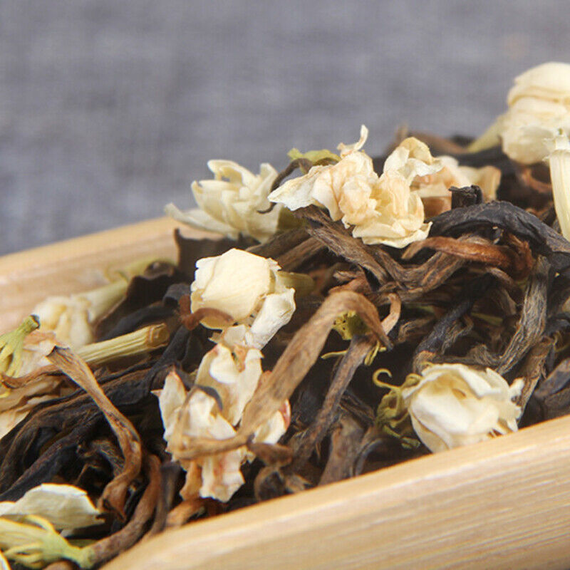 HelloYoung Jasmine Black Tea Fengqing Yunnan Dian Hong Tea Red Gold Buds Bulk 500g/1.1lb