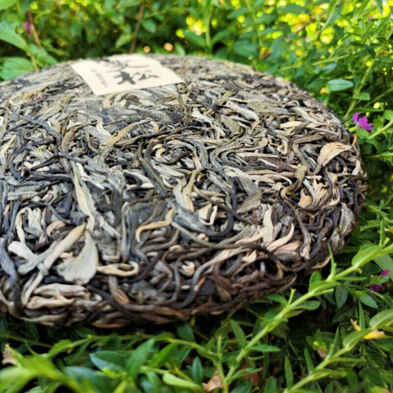 357g/12.59oz India Mansong Pu'er Tea Cake Organic Green Tea Healthy Drink