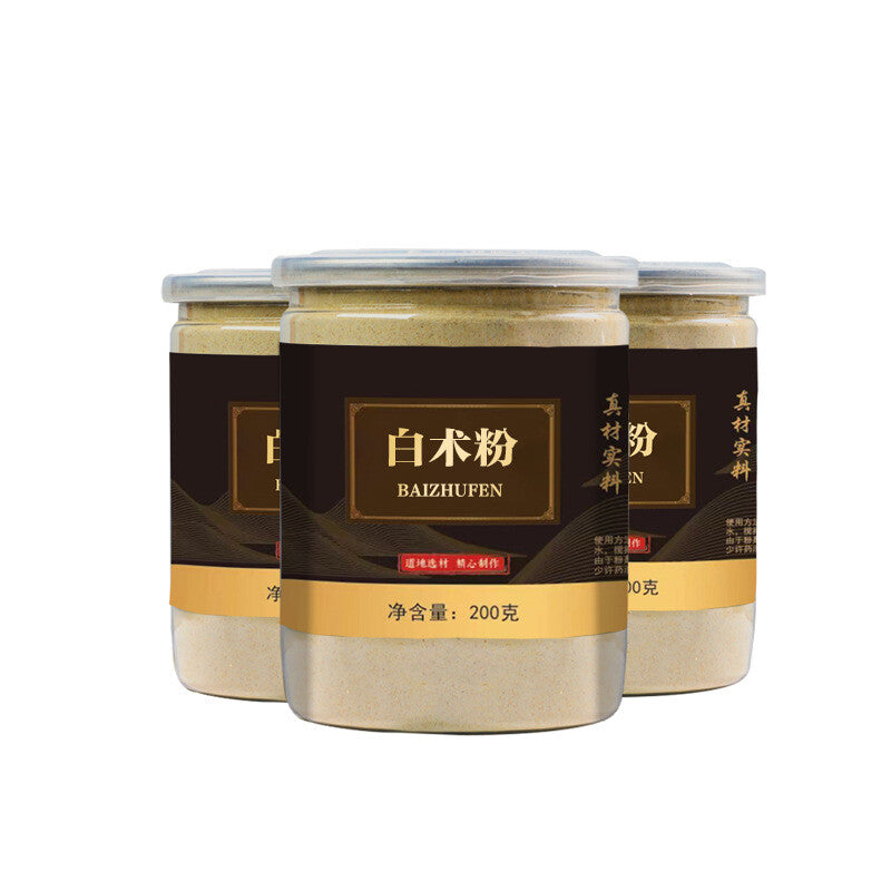 Atractylodes Powder Sulfur-free Chinese Herbs Freshly Ground Powder Bai Zhu 200g