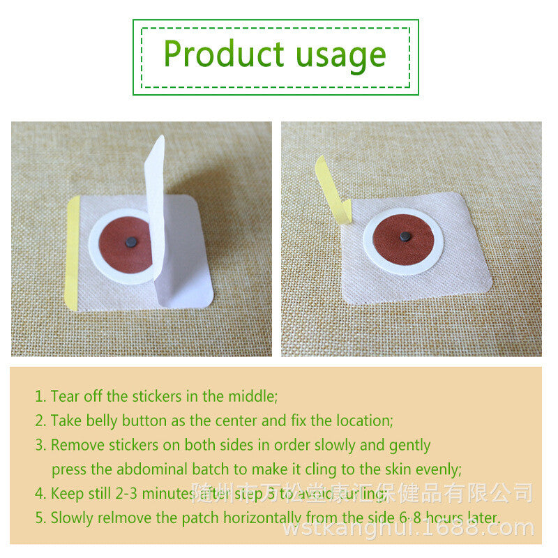 10 Pcs/box Slimming Patch Detox Natural Wormwood Lazy Sticker