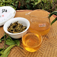 Icelandic Bingdao Ancient Tree Pu-erh Tea High Quality Cha Pu'er Tea Cake 357g