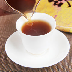 357g Golden Bud Banzhang Puerh Tea Cake Puerh Tea Ripe Tea Ancient Tree Ripe Tea