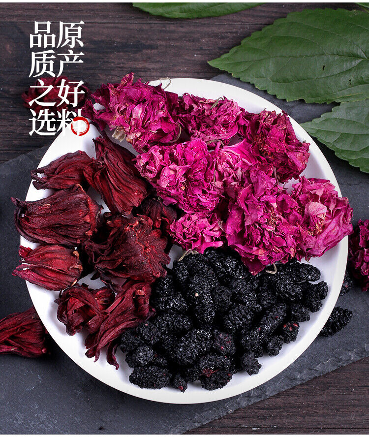 Authentic Roselle Rose Corolla Mulberry Dried Rose Tea Combination Scented Tea