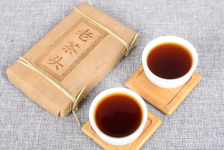 Puerh Tea Old Tea Head Golden Bud Brick Tea 250g Cooked Brick 10 Years