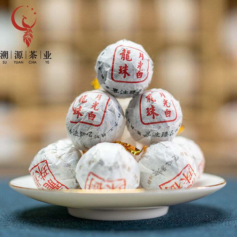 HelloYoung 500G Yunnan White Tea Moonlight White Dragon Pearl Spherical Handcrafted