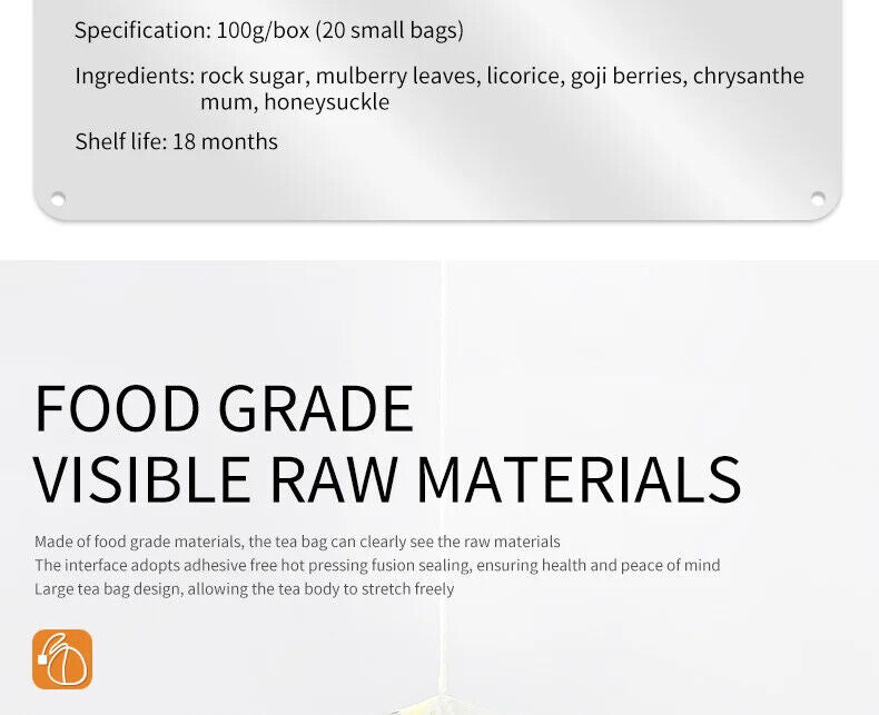 Honeysuckle Chrysanthemum Tea Healthy Herb Tea Bag 100g/20 Bags