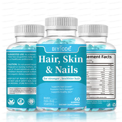 Biotin Hair Gummies Promote Hair Nail Growth, and Brightening Skin 60 Gummies