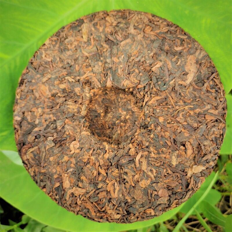 Banzhang Fermented Pu Er Tea Organic Qizi Cha bing Puer Tea Cake 357g/12.59oz