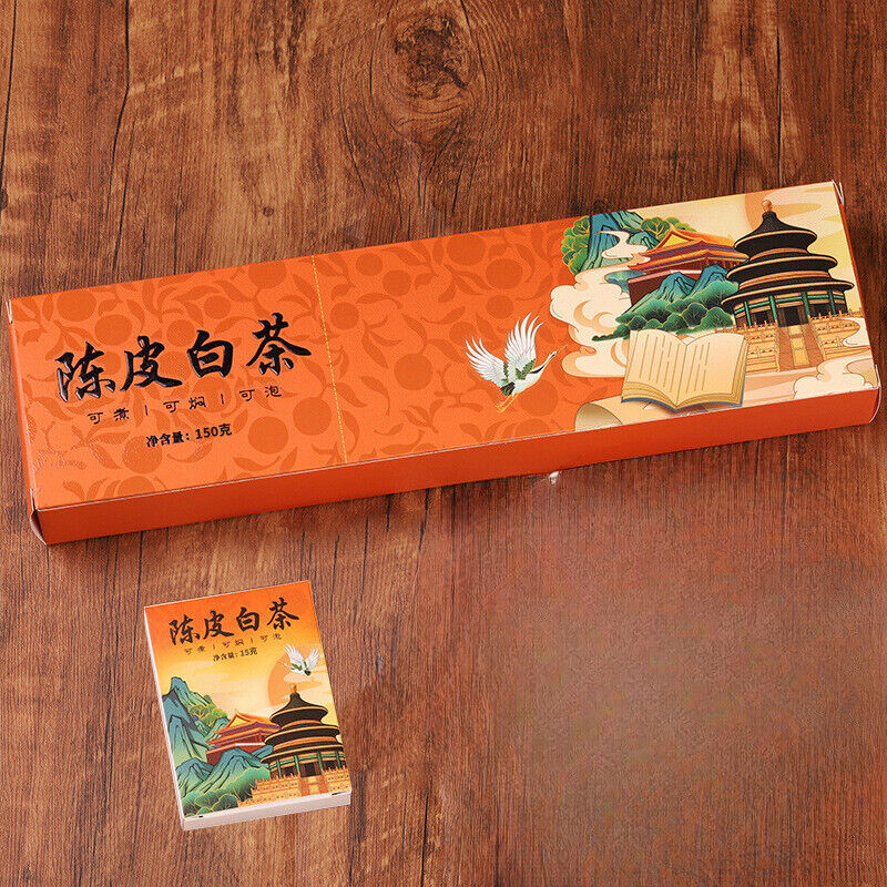 HelloYoung Fuding White Tea Small Square Piece Old Shoumei Gongmei Chenpi White Tea