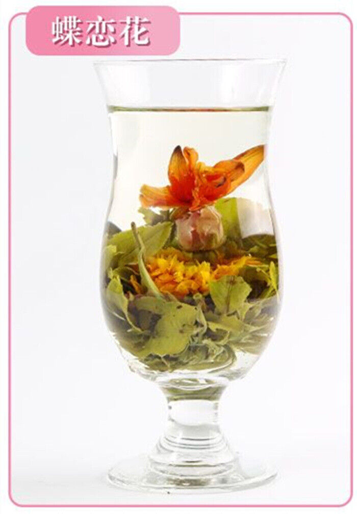 Handmade Fresh Beauty Globe Amaranth Jasmine Tea Flower Blooming Tea Ball 20pcs