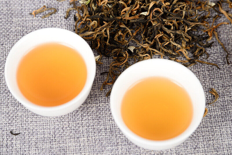HelloYoung Yunnan Tea Jasmine Dian Hong Tea Jasmine Mao Feng Dian Hong Tea 100g 3.5 Oz