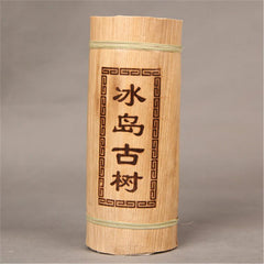 500g Yunnan cha Puerh Tea Dragon Pillar Bamboo Tube Bingdao Old Tree Pu-erh Tea