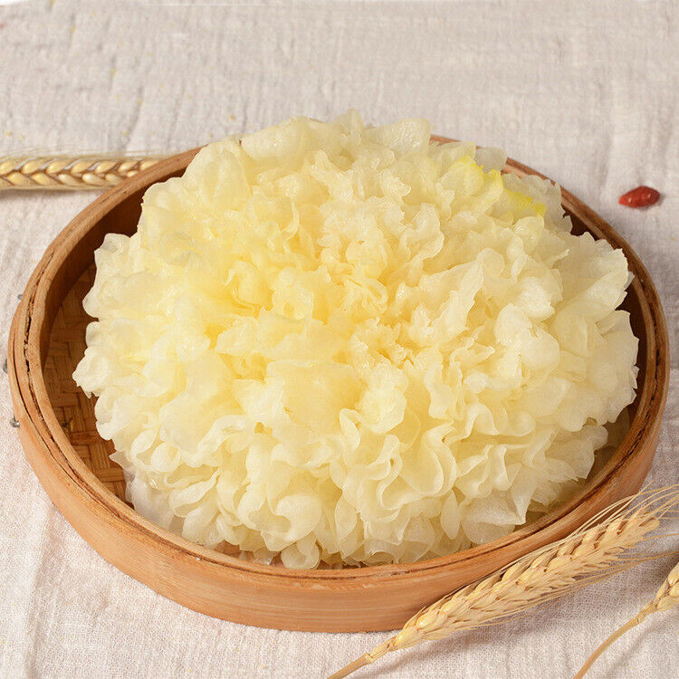 HelloYoung Dried White Fungus Snow Fungus Without Any Processing Natural White Fungus 250g