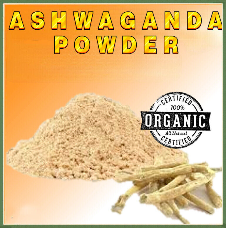 Organic ASHWAGANDHA ROOT POWDER - ASHWAGANDA Extract 30:1- Withania Somnifera