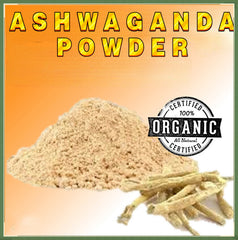 Organic ASHWAGANDHA ROOT POWDER - ASHWAGANDA Extract 30:1- Withania Somnifera