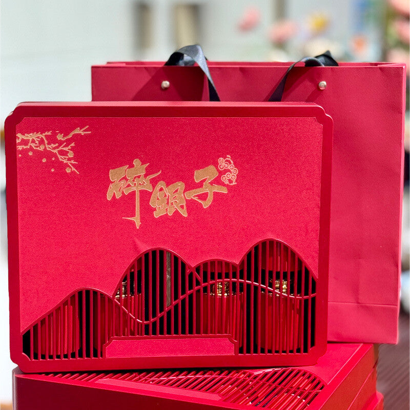 Yunnan Puerh Ripe Tea Small Tin Gift Set Glutinous Rice Fragrance 500g