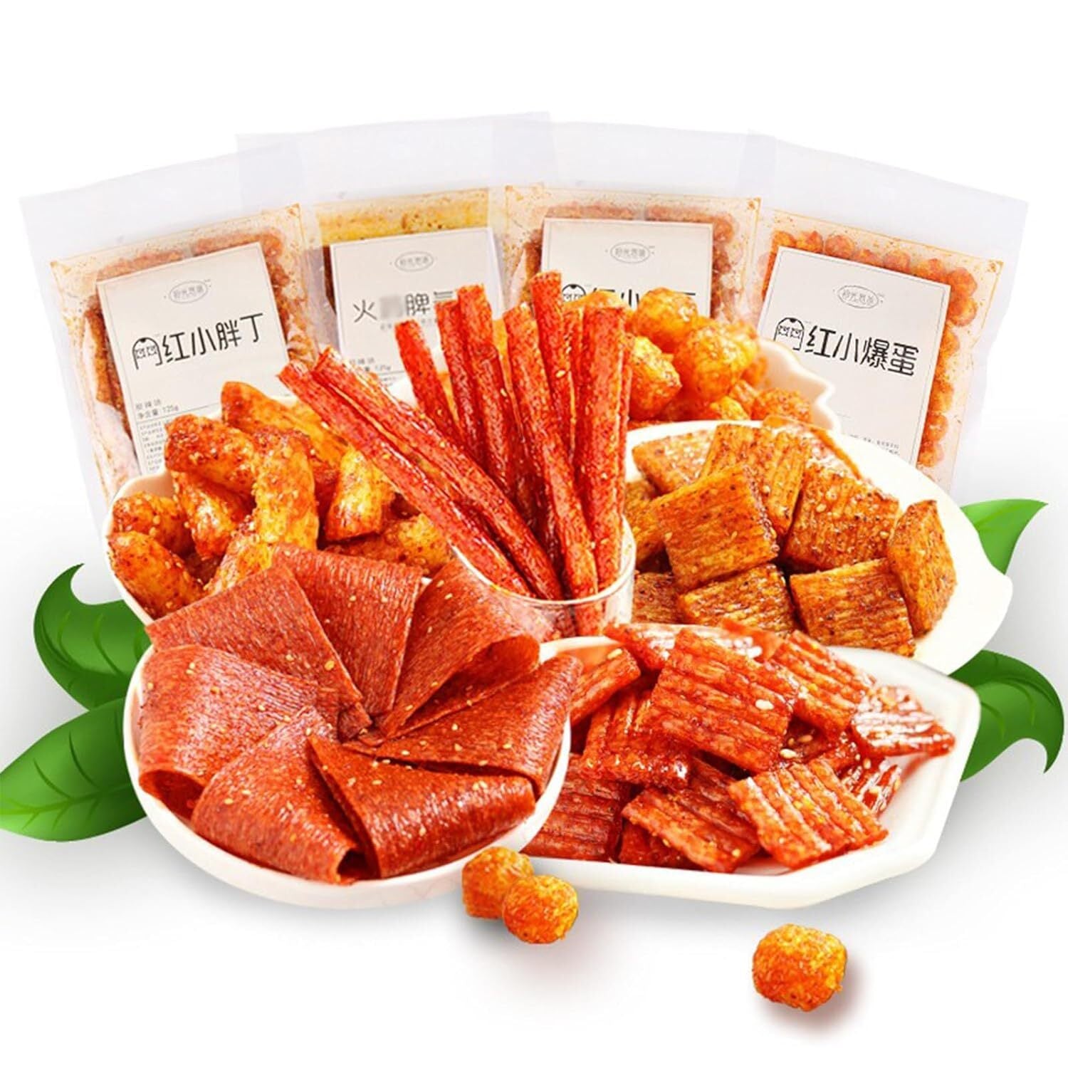 Spicy Strip Small Gluten Latiao Snack Food - Chinese Special Vegan Spicy Flavour