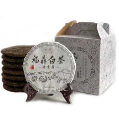 HelloYoung 357g  Fuding old white tea cake gongmei tea Taimushan white tea Shoumei